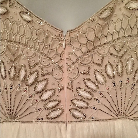 Adrianna Papell BHLDN Violetta 14 Beaded Gown NWT - Picture 2 of 6